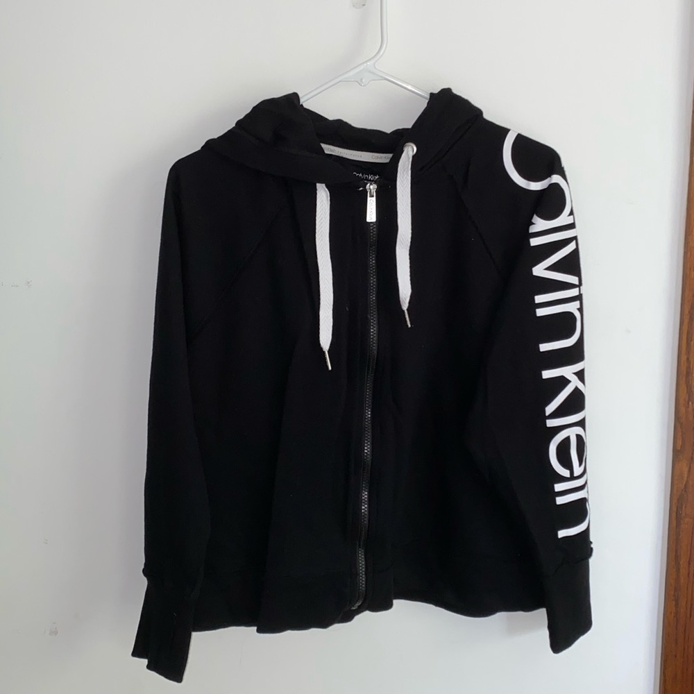Calvin Klein hooded zip up